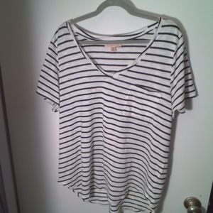 Philosophy 2X flowy Stripes tee